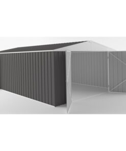 Alternative view of Garage en acier Zincalume Colorbond EASYSHED 20,1m² grande hauteur
