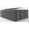 Garage en acier Zincalume Colorbond EASYSHED anthracite 18m²