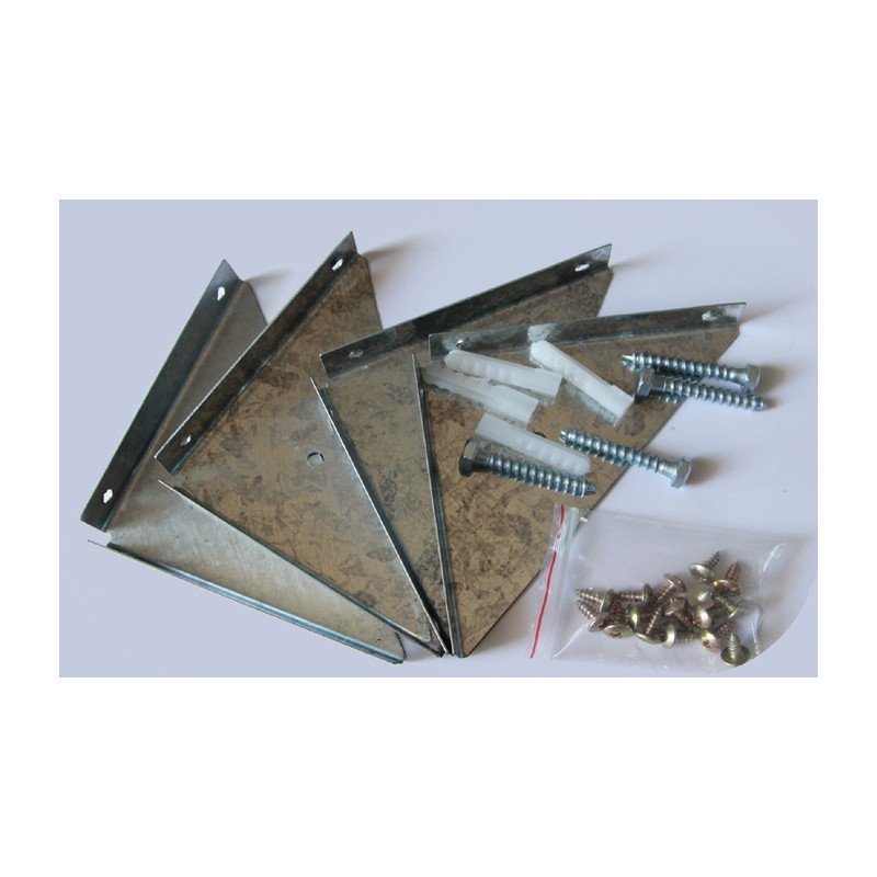 Garage métal anthracite 19,52m² porte enroulable + kit d’ancrage – Image 3