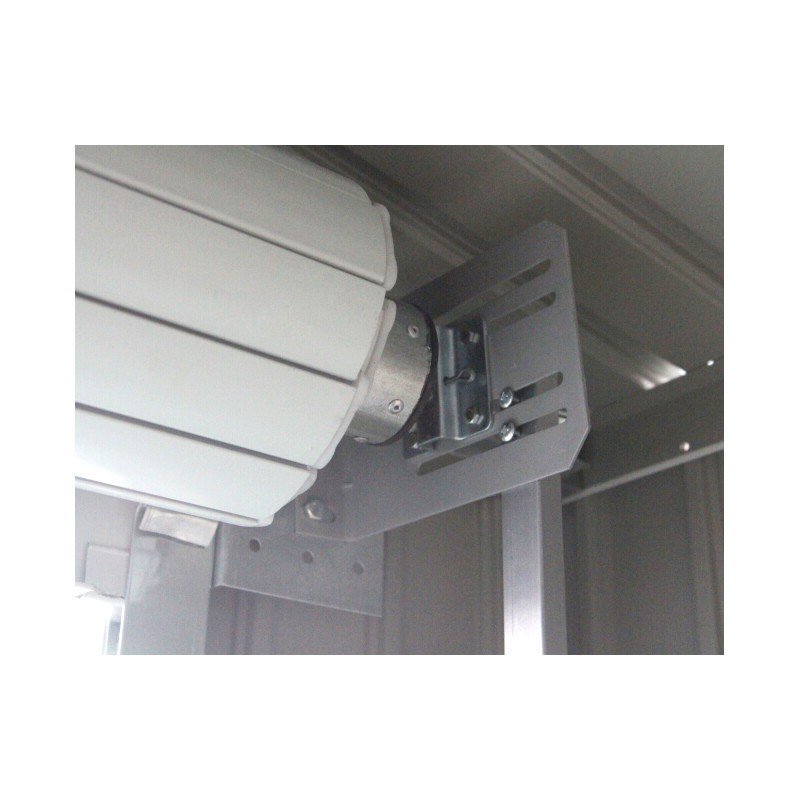 Garage métal anthracite 19,52m² porte enroulable + kit d’ancrage – Image 12