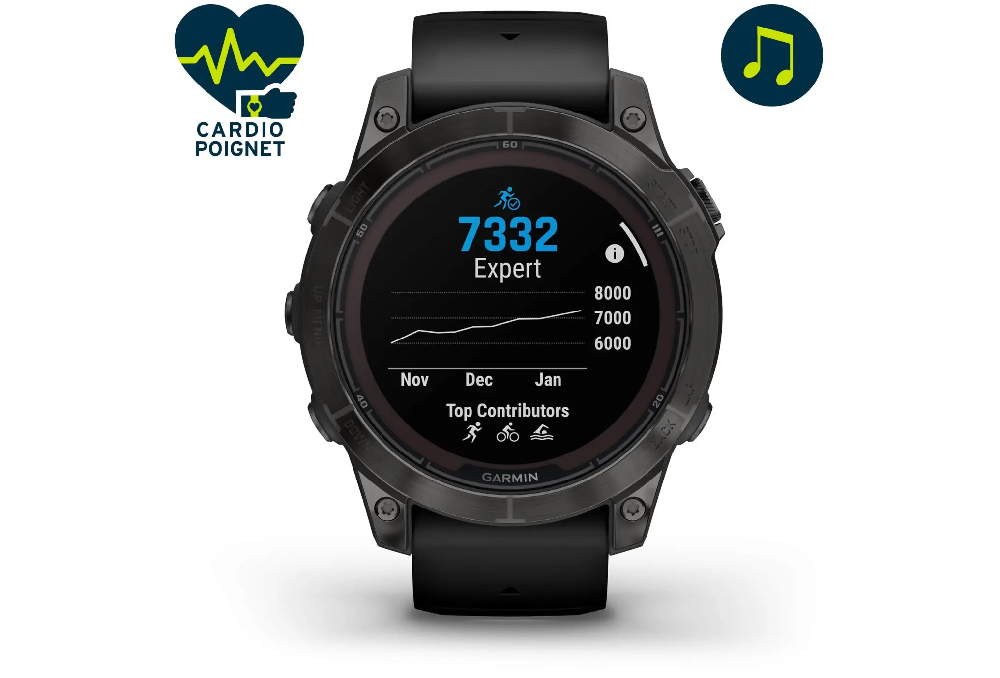 GARMIN Fenix 7 Pro Sapphire Solar Titane