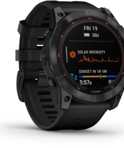Alternative view of Garmin Fenix 7X Sapphire Solar Titane