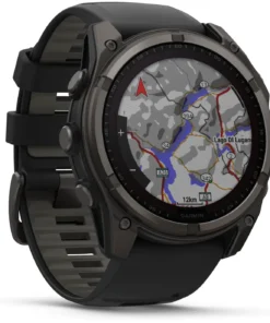 Alternative view of Montre connectée Garmin Fenix 8 Solar Sapphire Titane 51mm