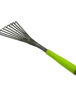 Xclou Balai à gazon 9 griffes - Râteau de jardin avec manche ergonomique