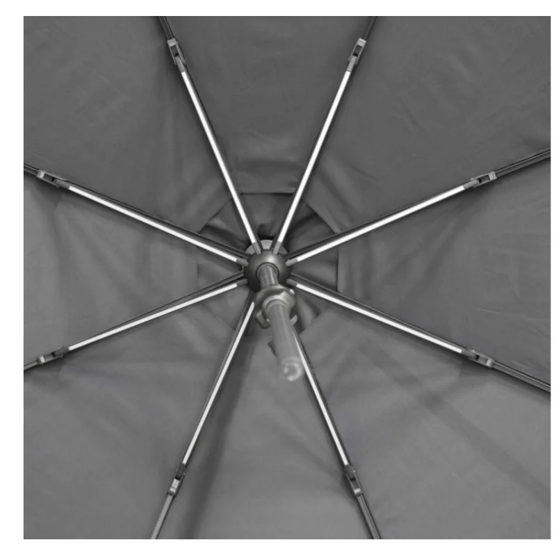 PARASOL GRIS ARDOISE AVEC ÉCLAIRAGE LED – Image 5