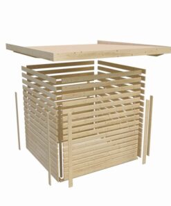 Alternative view of Petit abri de jardin en bois 2,22m² Merseburg 2 - Karibu