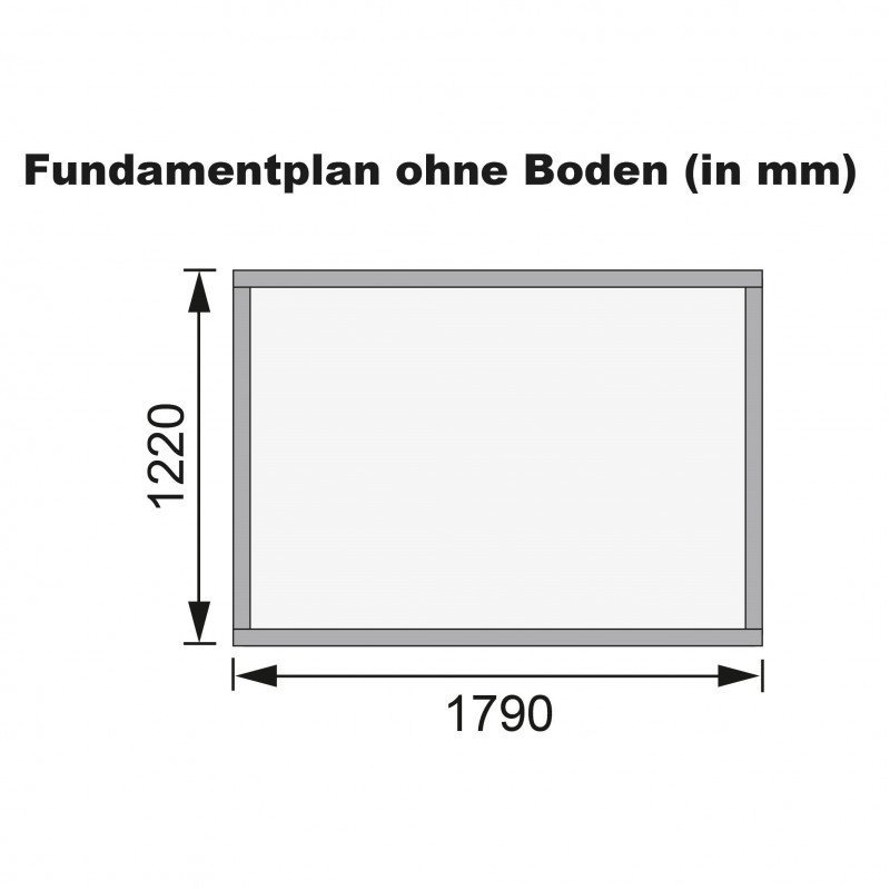 Petit abri de jardin en bois 2,22m² Merseburg 2 - Karibu – Image 5