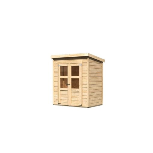 Petit abri de jardin en bois 2,22m² Merseburg 2 - Karibu – Image 4