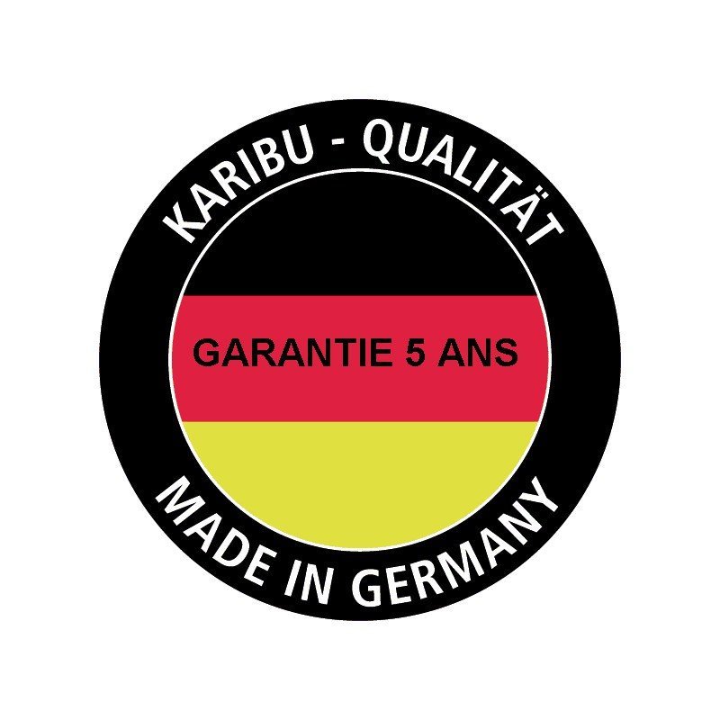 Petit abri de jardin en bois 3,26m² Merseburg 3 - Karibu – Image 4