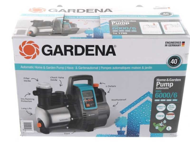 Pompe électrique Gardena automatique 6000/6E LCD Inox – 1300W – Image 2