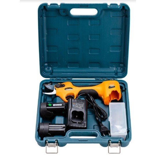 SÉCATEUR BATTERIE VILLAGER VBP20 COFFRET 2 BATTERIES + CHARGEUR - TEMVER – Image 2