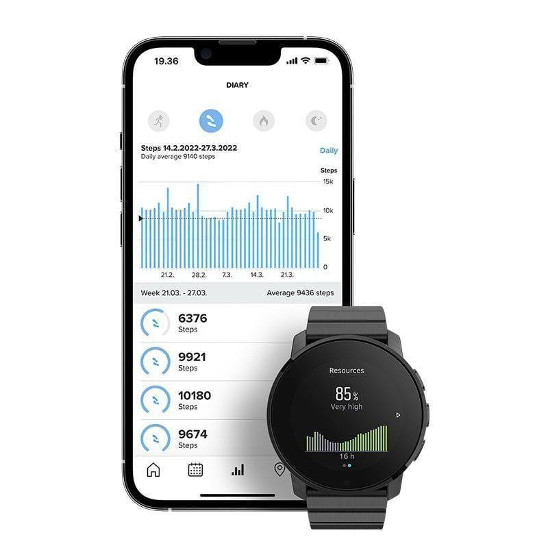 Montre GPS Suunto 9 Peak Noir Full Titanium – Image 5