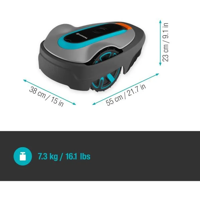 Tondeuse robot - GARDENA - Sileno City 500 - Bluetooth - 15002-26 – Image 2