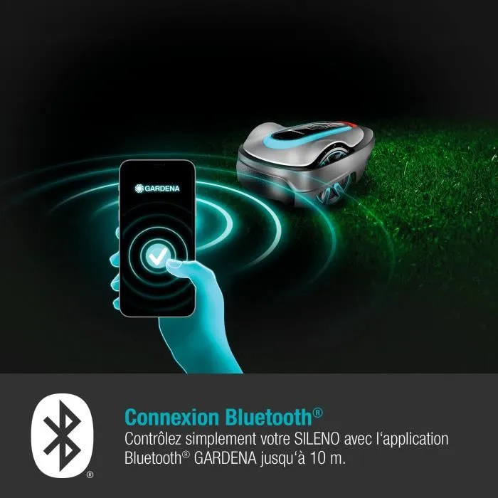 Tondeuse robot - GARDENA - Sileno City 500 - Bluetooth - 15002-26 – Image 3