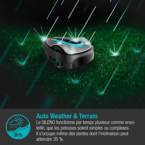 Tondeuse robot - GARDENA - Sileno City 500 - Bluetooth - 15002-26 – Image 4