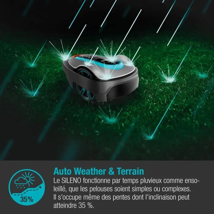 Tondeuse robot - GARDENA - Sileno City 500 - Bluetooth - 15002-26 – Image 4