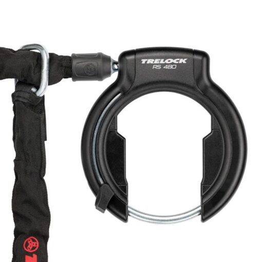 Trelock RS 480 AZ Protect-O-Connect Antivol du Cadre/ZR 355 Chaîne à Insérer /Sac de Selle – Image 6