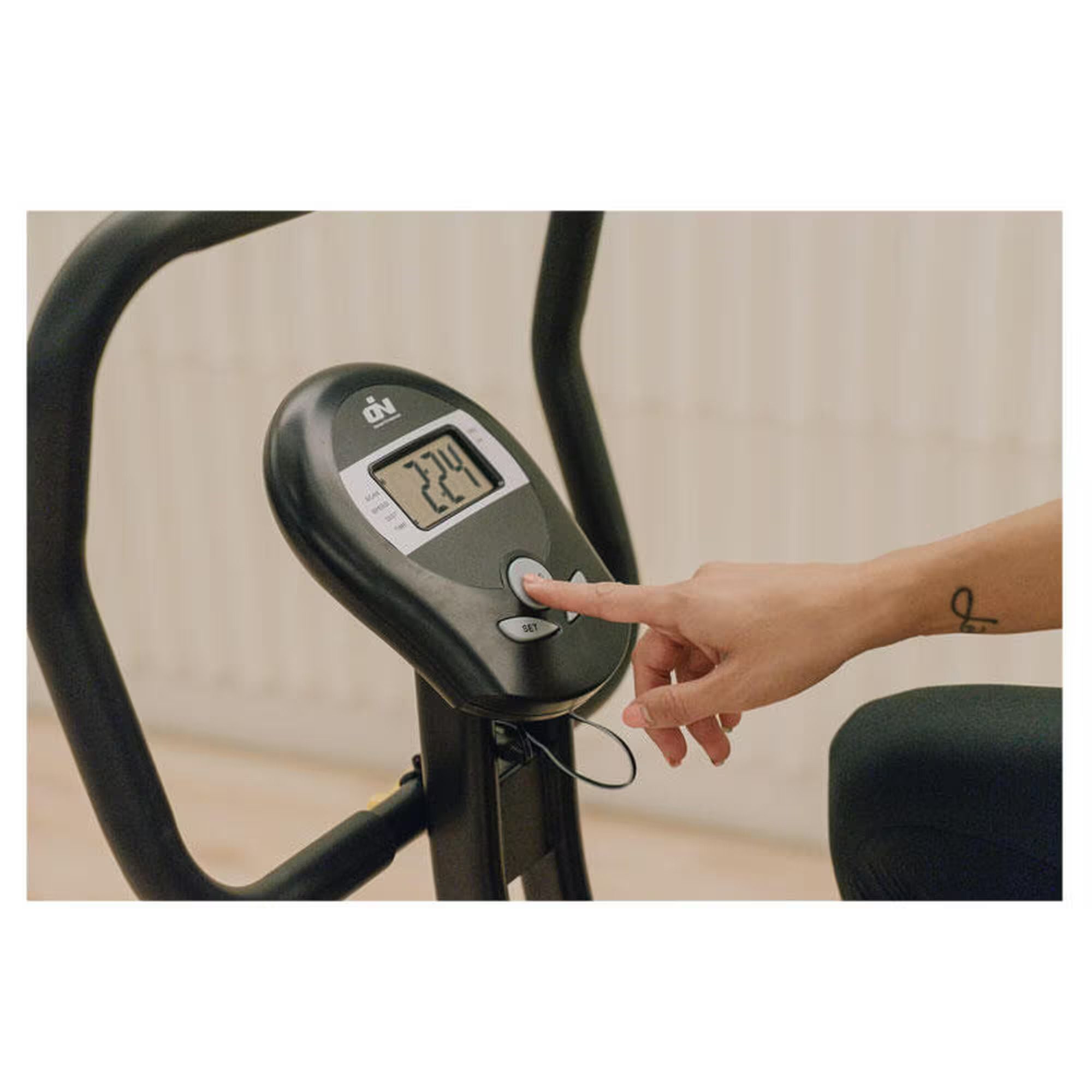 Vélo d'appartement Pliable Xtri - magnétique - LCD - Poids maximum: 105 kg – Image 6