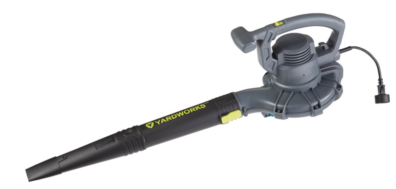 Souffleuse et aspirateur à feuilles électrique Yardworks, 12 A, 400 pi3/min, noir