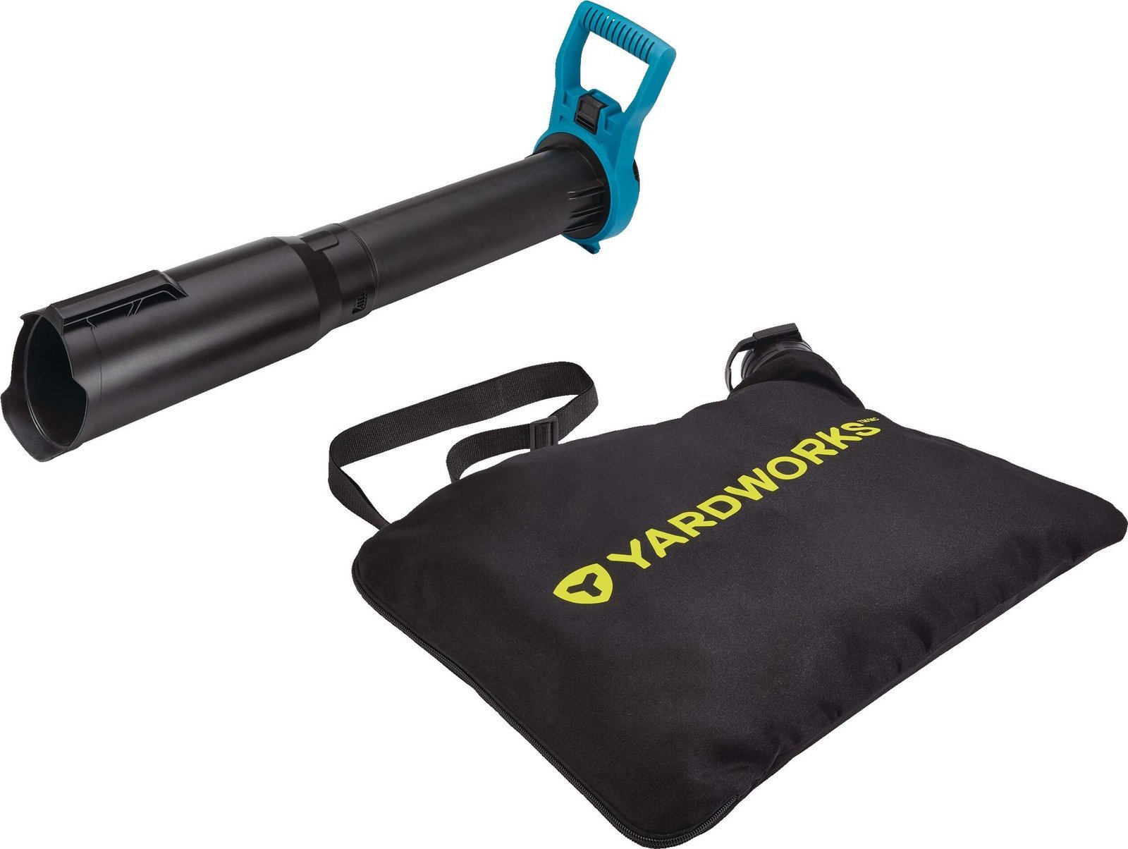 Souffleuse et aspirateur à feuilles électrique Yardworks, 12 A, 400 pi3/min, noir – Image 4