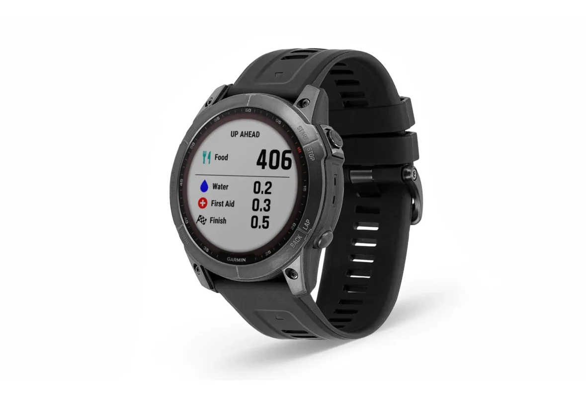 Garmin Fenix 7 Sapphire Solar Titane - Alida Vélo